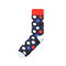Women's Man's Classic Wild Style Colorful Dot Tube Cotton Socks Casual Cozy Socks - #6