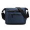 Men Oxford Multi-Pockets Casual Waterproof Crossbody Bag Shoulder Bag - Blue