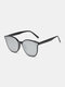 यूनिसेक्स पीसी कैट-आई लार्ज फ्रेम पीसी लेंस एंटी-यूवी रेडिएशन प्रोटेक्शन धूप का चश्मा - #04