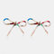 トレンディな幾何学的なアクリルの弓のスタッドのイヤリングかわいい中空の弓のイヤリング  - カラフル