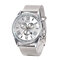 Business Quartz Wristwatch Calendar Round Dial Roman Numerals Stainless Steel Strap Watches for Men - #4