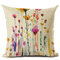 Flowers and Birds 45*45cm Cushion Cover Linen Throw Pillow Car Home Decoration Decorative Pillowcase - #13