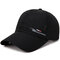 Men's Summer Breathable Adjustable Mesh Hat Quick Dry Cap Outdoor Sports Climbing Baseball Cap - Black