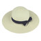 Women Summer Beach Wide Large Brim Sun Hat Visor Cap - White