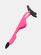 Multifunction Eyelash Curler Natural Thick Eyelash Magnetic Aids Tools Portable Eyebrow Clip Tweezers - Dark Pink