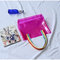 Honana HN-B65 Colorful Waterproof PVC Travel Storage Bag Clear Large Beach Outdoor Tote Bag - Pink