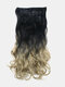 23 Colors 16 Clip Long Curly Wig Piece High Temperature Fiber Fluffy Non-Marking Hair Extension - 21
