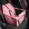 6 Colors Pet Travel Car Front Seat Carrier Vehicle Safety Front Basket Mat Protector - Pink
