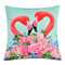 Creative Flamingo Cartoon Pattern Cotton Pillowcase Home Decor Cushion Cover - #1