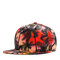 Woman Men Tropical Wind Coconut Flat Hat Leaf Hip Hop hat Baseball Cap - #02