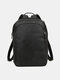 Men Vintage Multifunction Large Capacity Backpack 15.6 Inch Laptop Bags Student Bag - Black
