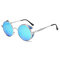Mens Womens HD Polarized UV Protection Punk Sunglasses Fashion Outdoor Travel Round Sunglasses - #7