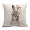 EASTER Rabbit Bunny Pillow Cover Cushion Case Home Summer Sofa Car Linen - #4