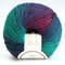 50g Pelote Fil à Tricoter Couleur Arc-en-ciel Laine à Crocheter Colorée Artisanat pour Couture DIY Accessoires Vestimentaires - 05