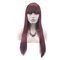Long Straight Bangs Synthetic Hair Wigs High-temperature Silk Realistic Wig For Women - 04