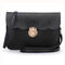 Women PU Leather Cover Phone Bag Little Crossbody Bag Messenger Bag - Black