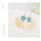 Vintage Ear Drop Earrings Hollow Fan Geometric Bead Tassel Pendant Earrings Ethnic Jewelry for Women - #1