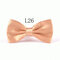 Men's Solid Color 24 Color Bow Tie Dress Tie Business Bow Tie Wedding Bow Tie - 26