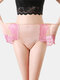 High Waisted Lace Patchwork Mesh Full Hip Comfy Cotton Linning Panty - Nude