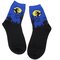 Women Cute Cartoon Cotton Socks Halloween Couples Middle Stockings - Blue