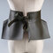 Pu Leather Corset Belts for Ladies High Waistband Bowknot Women Dress Waist Belt  - Green