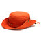 Women Summer Breathable Comfortable Fisherman Hat Outdoor Climbing Sunscreen Visor Bucket Hats - Orange