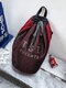Men Nylon Fashion Wear-Resistant Large Capacity Backpack Basketball Bag - Red