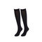 Solid Color Bright Silk Long High Socks Thickening Long Plus Fat Cotton Thin Section And Over Knee Socks - 42-1 thin solid color knee socks black