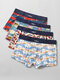 Comfy Multipacks Boxer Briefs Gift Boxes Set Multi-Color Plaid Mens Breathable Underwear - Multicolor