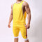 Mens Sexy Sleeveless  Loose Fit Vest Sport Tank Tops - Yellow