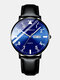8 Colors Stainless Steel Alloy Men Business Casual Luminous Round-shaped Quartz Watches - #08