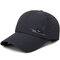 Men's Summer Breathable Adjustable Mesh Hat Quick Dry Cap Outdoor Sports Climbing Baseball Cap - Dark Grey