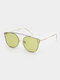Unisex Metal Full Cat Eye Frame PC Lens Anti-UV Outdoor Sunshade Fashion Sunglasses - #05