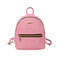 Women's Backpack Candy Color Solid Preppy Chic Mini Bag - Pink