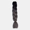 HalloweenColored Gradient Dirty Braids High Temperature Fiber Big Braids Ponytail Hair Extensions - 32