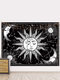 Sun Moon Mandala Patrón Tapiz Tapices para colgar en la pared Decoración para el dormitorio de la sala de estar - #01