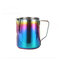 Stainless Steel Flower Pots Pull Flower Cup Milk Cup Fancy Coffee Cup Coffee Utensils - Colorful