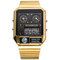Fashion Men Digital Watch Date Week Display Chronograph 3 Time Zone Waterproof LED Dual Display Watch - #03