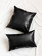 1PC Geometric Square Cross Solid Color Faux Leather Modern Creative Nordic Home Sofa Couch Car Bed Decorative Cushion Pillowcase Throw Cushion Cover - #06