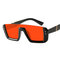 Women Retro Square Anti-UV PC Lens Sunglasses PC Half-frame Vogue Sunglasses - 7