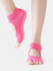 Women Pure Cotton Breathable Sweat Absorbing Sports Yoga Socks Backless Open Toe Yoga Socks - #10