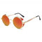 Mens Womens HD Polarized UV Protection Punk Sunglasses Fashion Outdoor Travel Round Sunglasses - #2