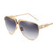 Men Women Vogue HD Polarized Metal Sunglasses UV400 Vogue Travel Riding Driving Sunglasses - #5