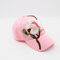 Embroidery Baseball Cap Female Embroidery Casual Sun Hat Fashion Sunscreen - #04