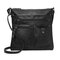 Brenice Women Faux Leather Multi-pockets Shoulder Bag Crossbody Bag - Black