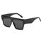 Men's Woman's Multi-color Fshion Driving Glasses Square Retro Frame Sunglasses - #04