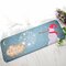 40x60cm Christmas Flannel Velvet Memory Foam Rug Absorbent Bathroom Mat Non-slip Soft Floor Carpet - #4