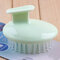 Massage Hair Comb Brush Hairs Care Plastic Head Combs - Green