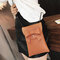 Bowknot Stylish 5.5inch PU Leather Phone Bag Crossbody Bag Shoulder Bags For Women - Brown