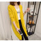  Women's Long Loose Color Knit Cardigan Outside The New Pocket Long-sleeved Blouse - Yellow